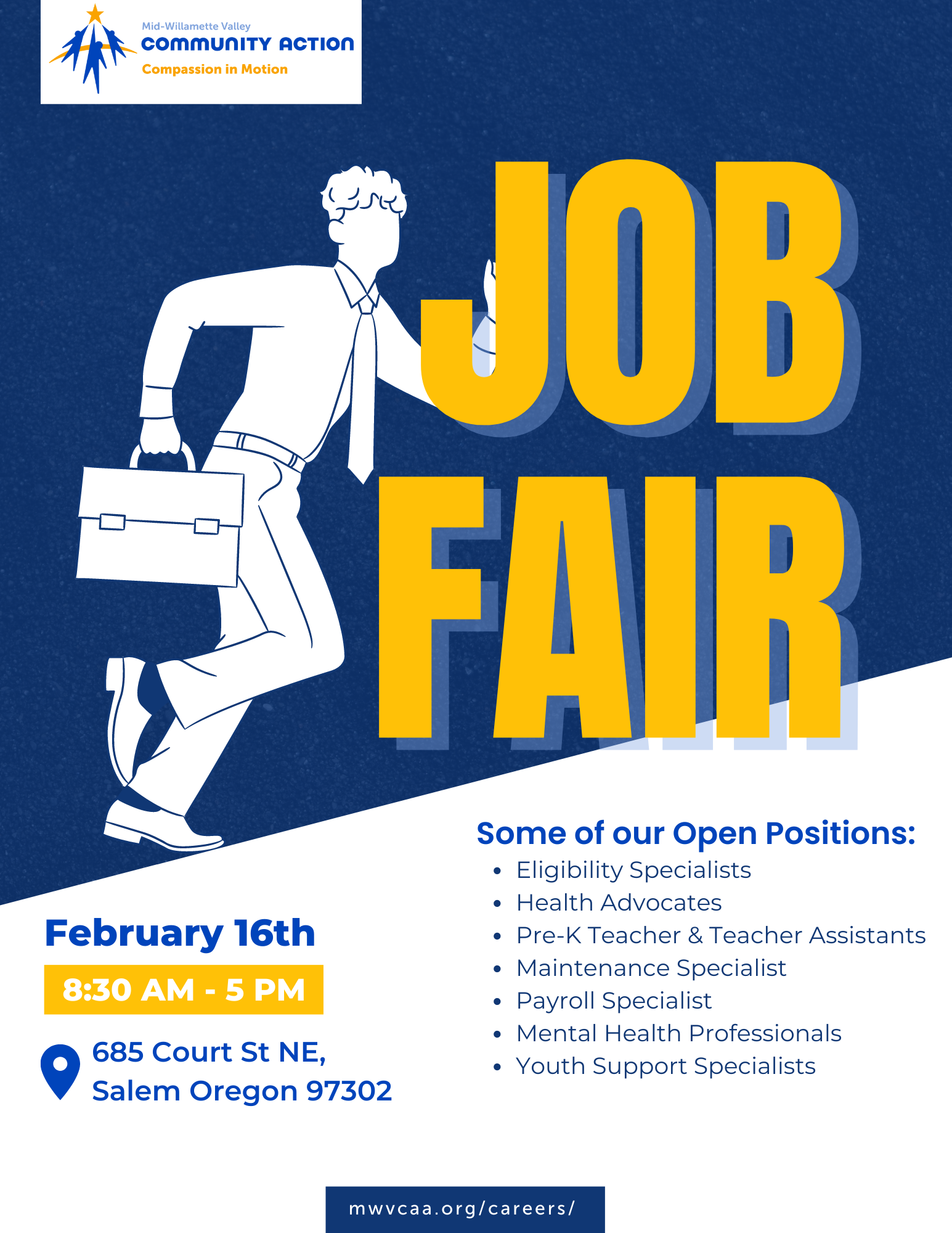 MWVCAA Job Fair MidWillamette Valley Community Action